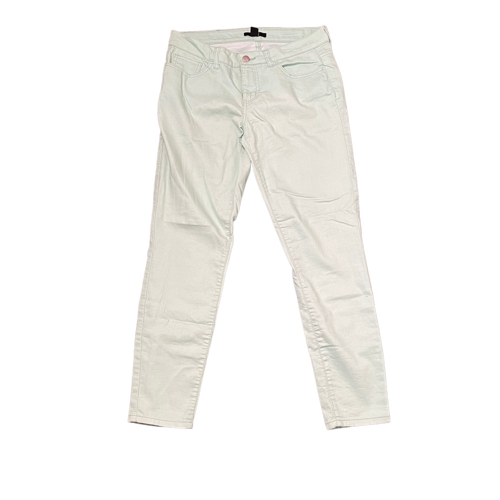 Forever 21 Jeans Size 29 Mint Green Womens Denim Skinny Stretch Blend 30X28